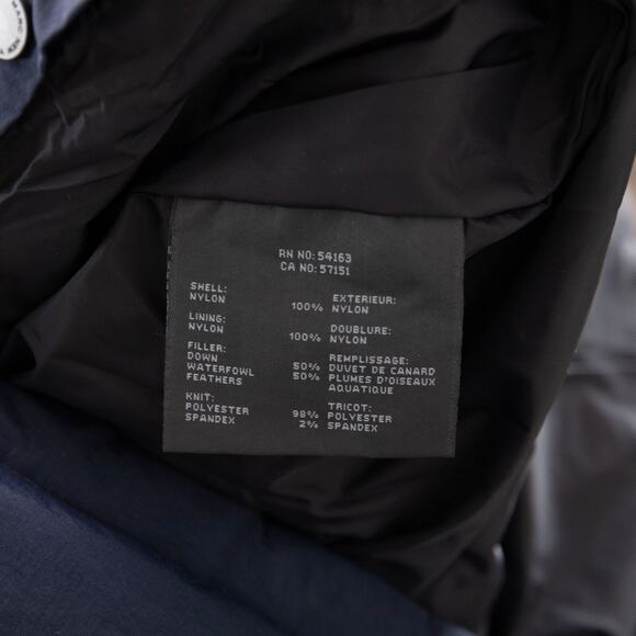 Andrew Marc Men Mid Length Water Resistant Crinkle Down Jacket Ink Size XXL - Picture 8 of 8